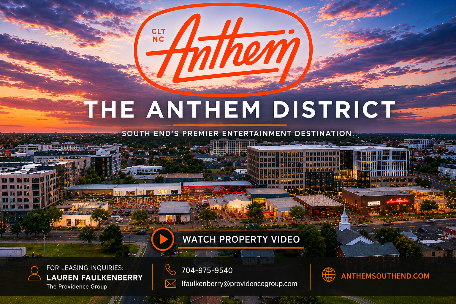The Anthem District landing page
